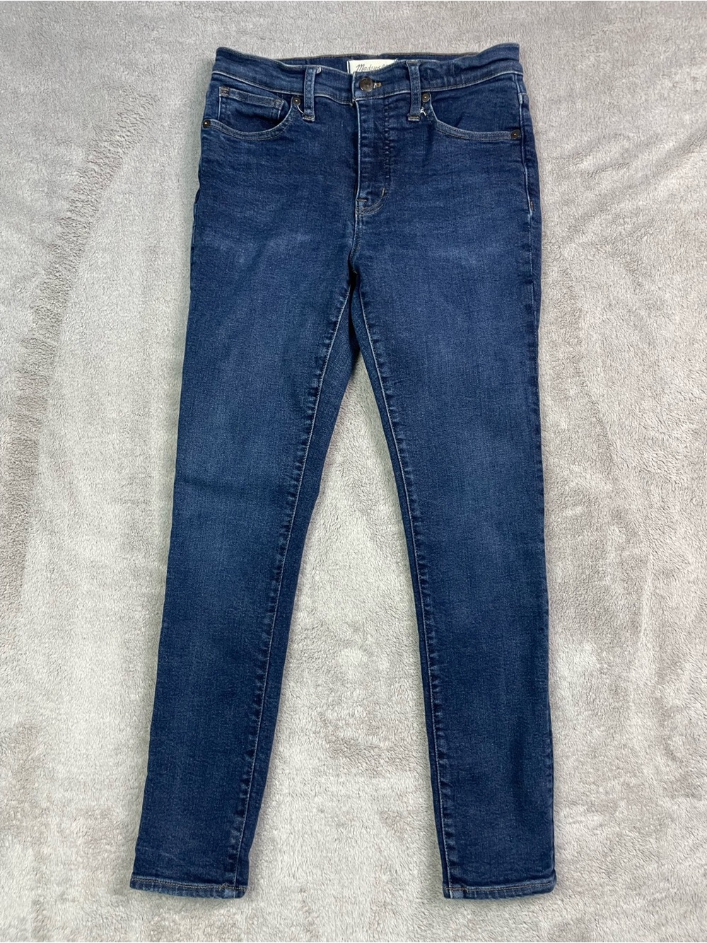 Madewell 9” Mid-Rise‎ Skinny Jeans Women's Size 27 Orland Dark Blue Wash